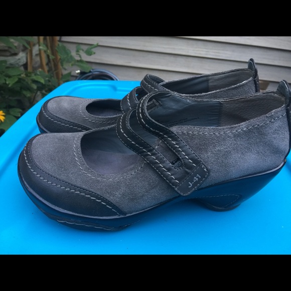 J41 Shoes J4 Grey Leather Mary Jane Style Shoes Size 9m Poshmark